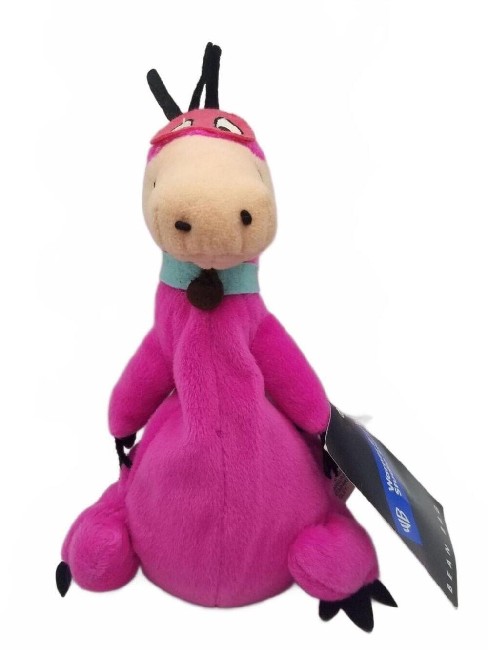 Vintage Warner Bros Studio Store Cartoon Network Dino Bean Bag Plush 8" NWT